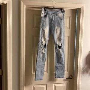 Men’s distressed size 30 jeans